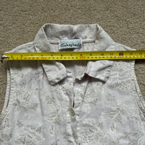 Linen Shepherd's dress - Picture 12 of 12